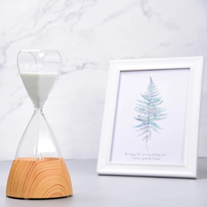 

Colorful Hourglass Light Night Lamp Loudspeaker Timer Transparent Glass Sand Inspired Glass Home Desk Office Decoration