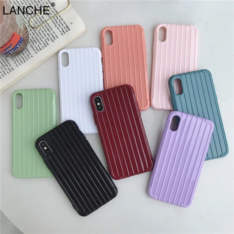 LANCHE мягкий яркий цветной ремешок ТПУ чехол для телефона huawei P30 Lite P20 mate 20 Pro Чехол