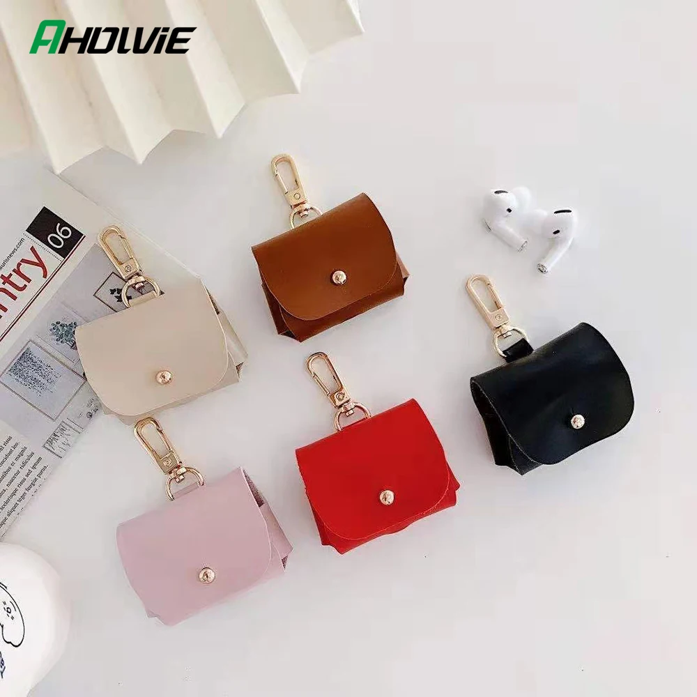 Роскошная сумка для Apple AirPods Pro Bluetooth беспроводные наушники Кожаный чехол Чехол Air