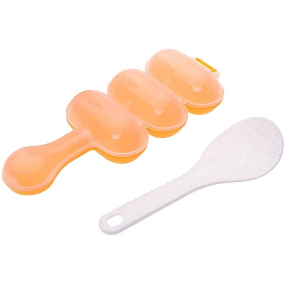 

Rice Ball Molds DIY Bento Box Accessories, Onigiri Mold, Ball Shaped Kitchen Tools Shakers Food Decor for Kids
