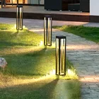 Уличная садовая стойка, 204060 см, алюминиевая водонепроницаемая колонна, светильник для газона, двора, дорожки, столб блокираторы света