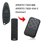 Пульт дистанционного управления для гаражных воротворот APERTO TX02 Sommer, 433 МГц, 868 МГц