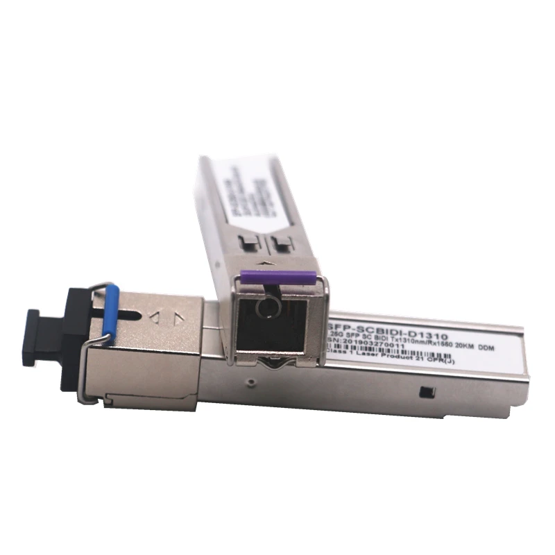 SFP  Mikrotik Cisco Switch  Compatible 2pcs SC sfp Module Gigabit BIDI mini gbic 1000Mbps fiber tranceiver sfp module