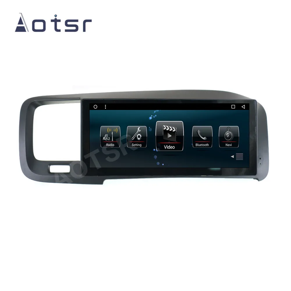 Автомагнитола PX6 для Volvo S60 V60 2011 - 2017 Android 9 мультимедийный плеер с GPS-навигацией IPS