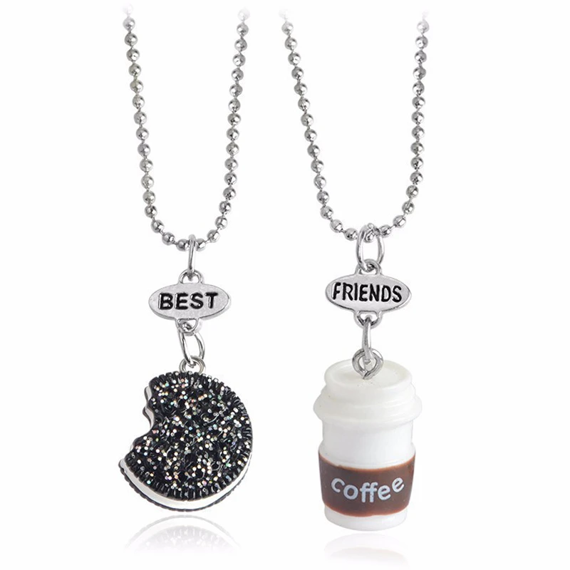 4 шт. Ожерелье Лучшие друзья чокер подвеска головоломка дружеские парные