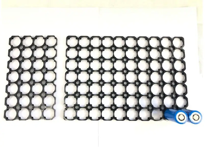 

300pcs/lot MasterFire 7*10 32650 Batteries Spacer Radiating Holder Bracket Black Plastic Battery Storage Box Holder Brackets