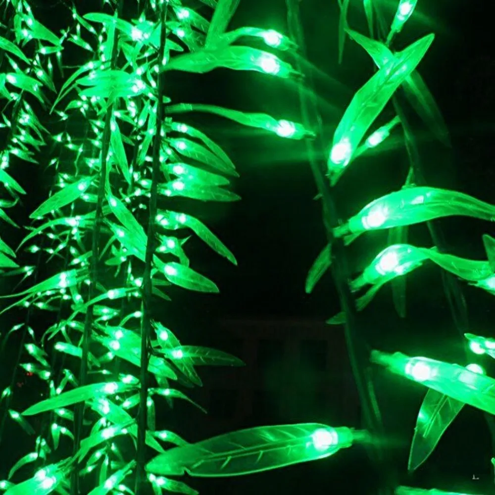 LED Artificial Willow Weeping Tree Light Outdoor Use 945pcs LEDs 1.8m/6ft Height Rainproof Christmas Decoration |