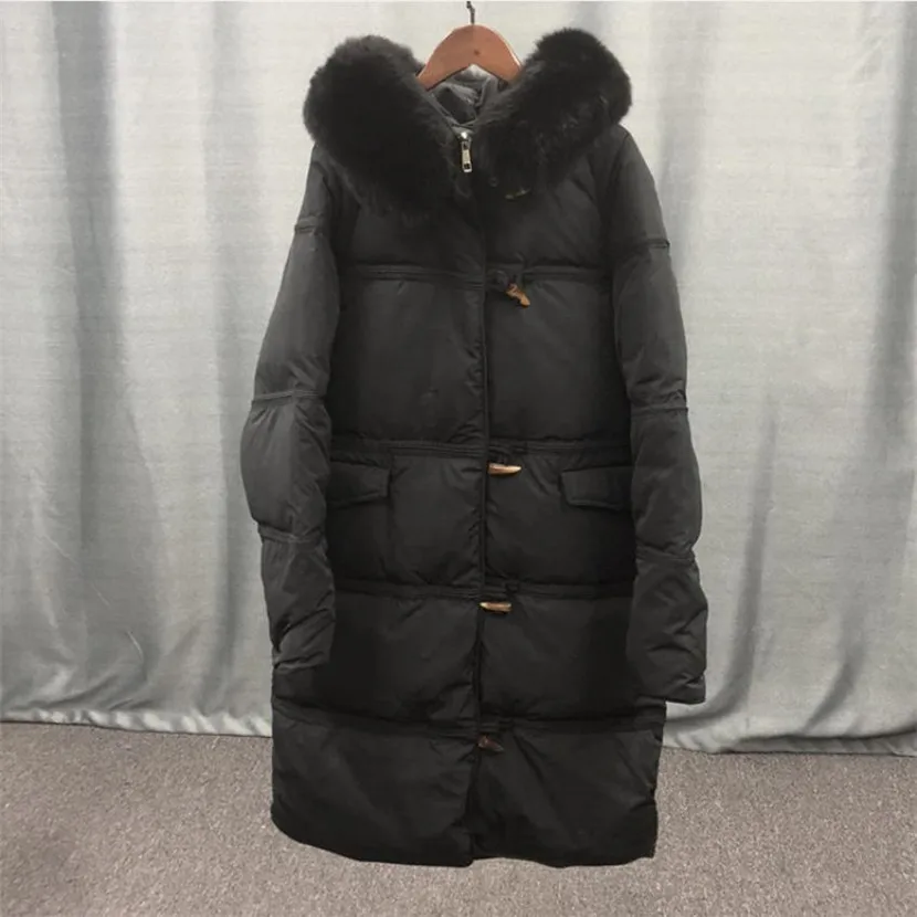 Женский пуховик средней длины модная свободная Студенческая куртка в Корейском