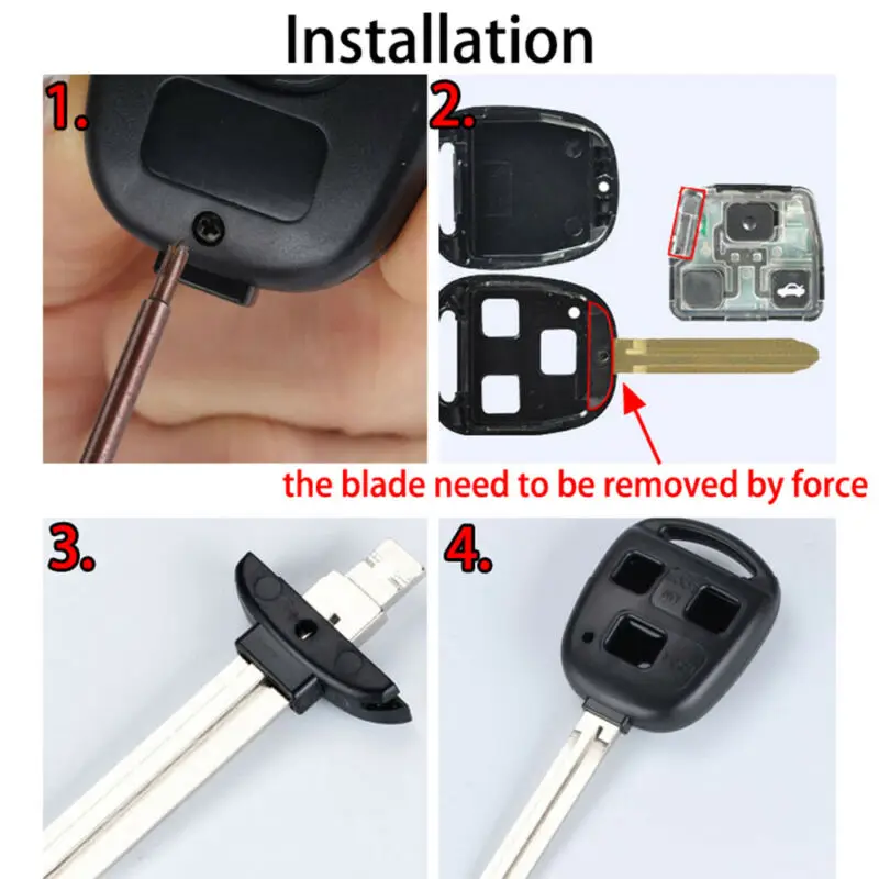 

Remote Car key case Button Protector Accessories Micro Switch Portable
