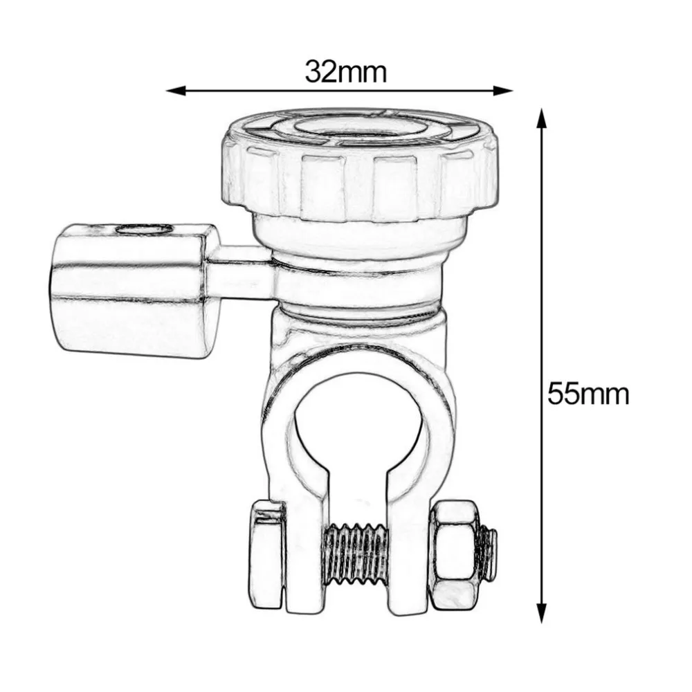 

Universal Car Battery Terminal Link Switch Quick Cut-off Disconnect Black Red Head Car Truck Auto Parts Accessory Drop Shipping