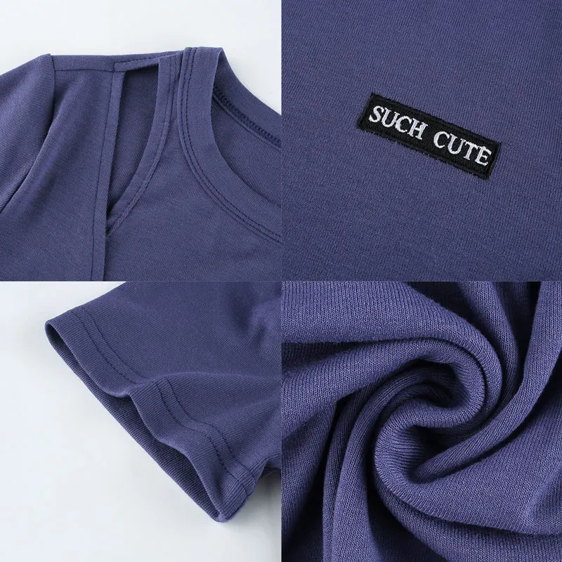 

Casual Short Sleeve Elastic Bodycon Dress Women Sexy Slim Waist Club Mini Dress Summer Fashion Blue Belt Short Dressesess