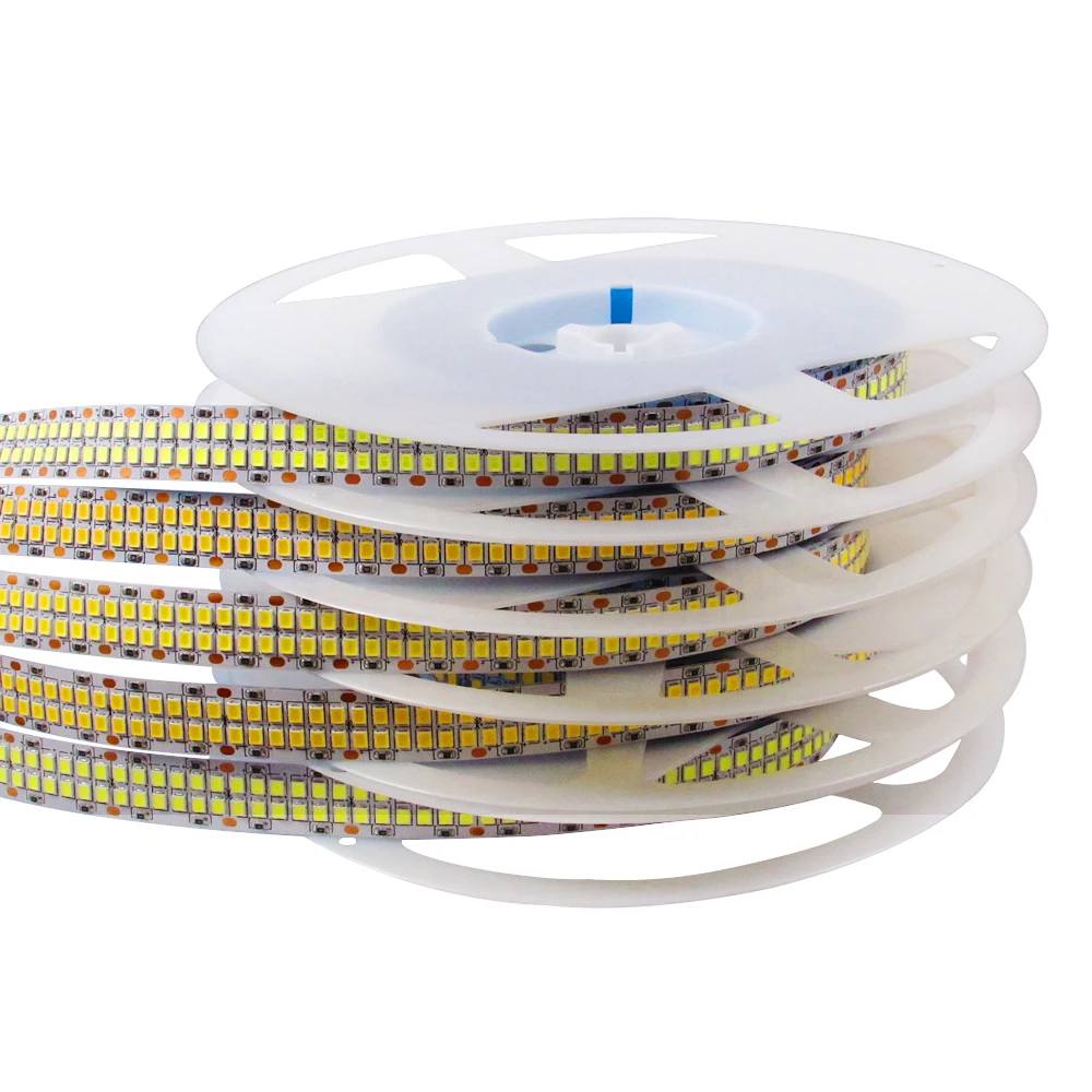 12V 24 V Светодиодные ленты лента диод 2835 5 м 60/120/240/480 LED/M в возрасте от 12 до вольт