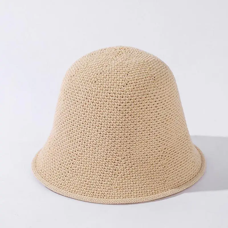 

COKK Bucket Hat Women Summer Spring Korean Retro Fashion Fisherman Cap Hat Female Solid Color Sunshade Simple Casual