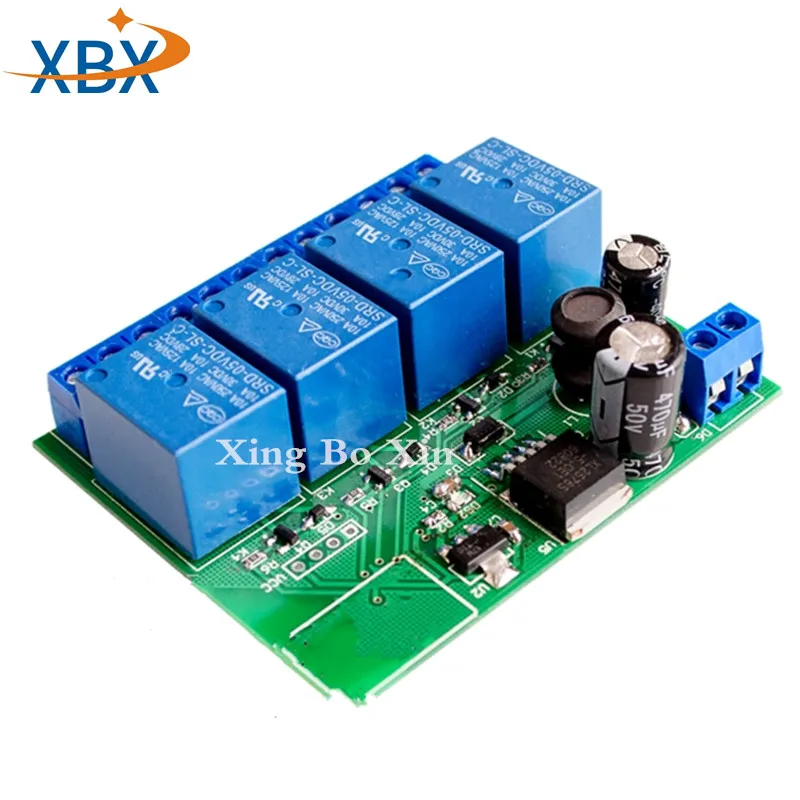 

Free Shipping1PCS BLE Bluetooth 4 switch 4 way/channel relay wireless Internet community ZLRC04 module board relay
