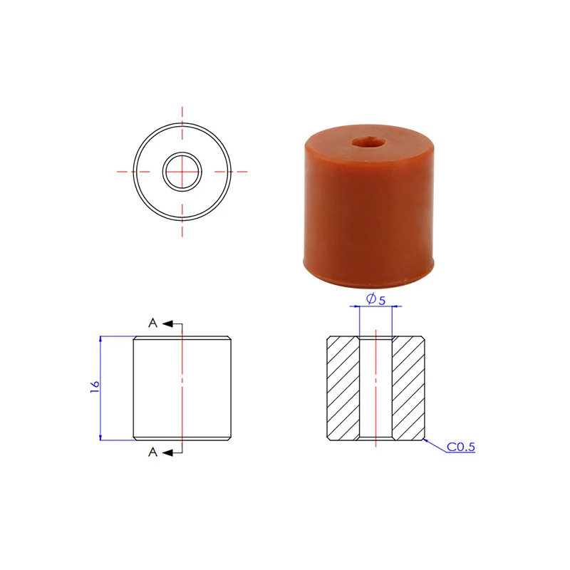 

3D Printer Parts Kits 310*310mm Lattice Glass Printing Platform + Finger nut + 16mm Silica gel Column for 3D Printing Hot Bed