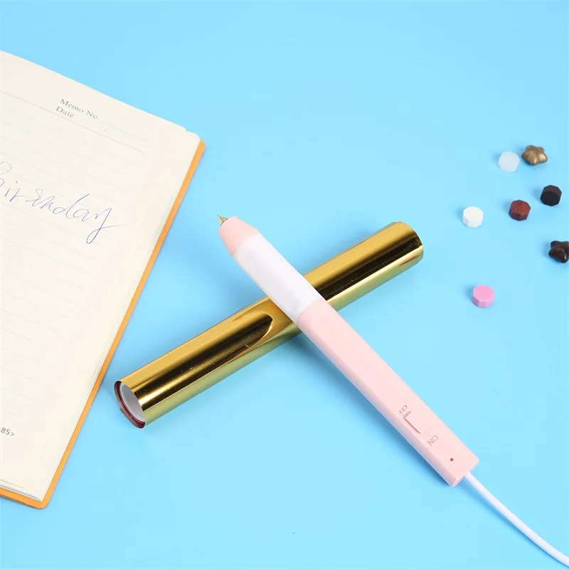 

Heat Foil Pen Tips for Making Craft Designs Cards Album Usb Powered Slim Handle Use On Paper Leather Plastic