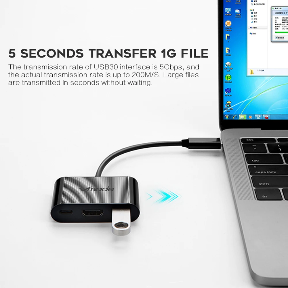 vmade cb09a тип c док станция usb c концентр