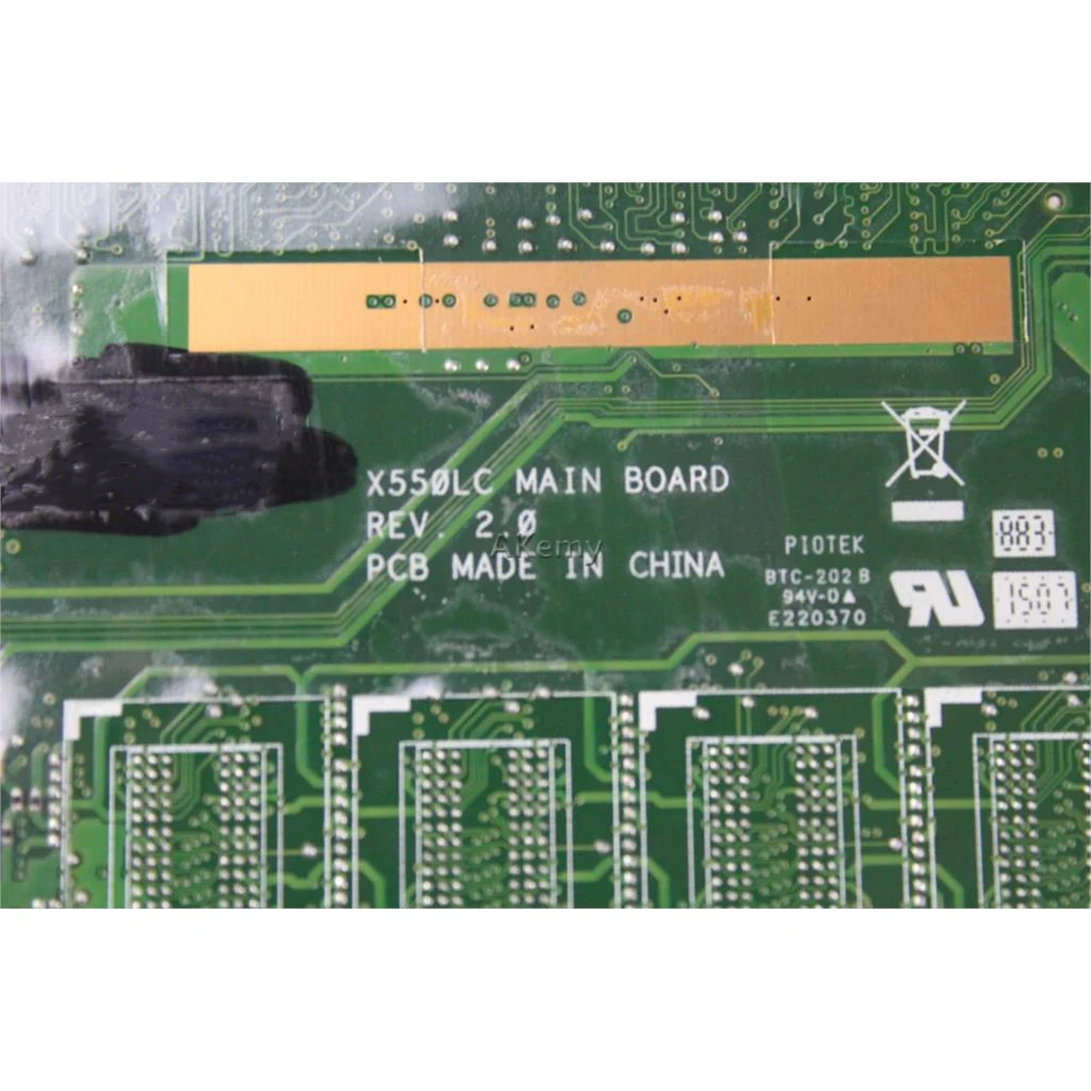 Asepcs X550LC материнская плата для ноутбука For Asus X550LD X550LN тест оригинальная без RAM I7 CPU