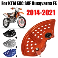 motorcycle front brake disc guard protector cover for ktm husqvarna 125 200 250 300 350 450 500 525 530 400 exc sxf fe 2014 2020