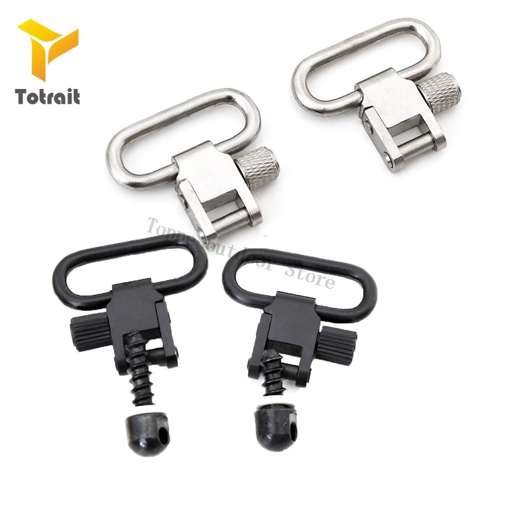 

TOtrait 2Pcs/Lot Adapter Kit Type QD Sling swivels Stud 1 '' Hunting Accessories Kit For Rifle Hunting Rifle W/Sling Screws