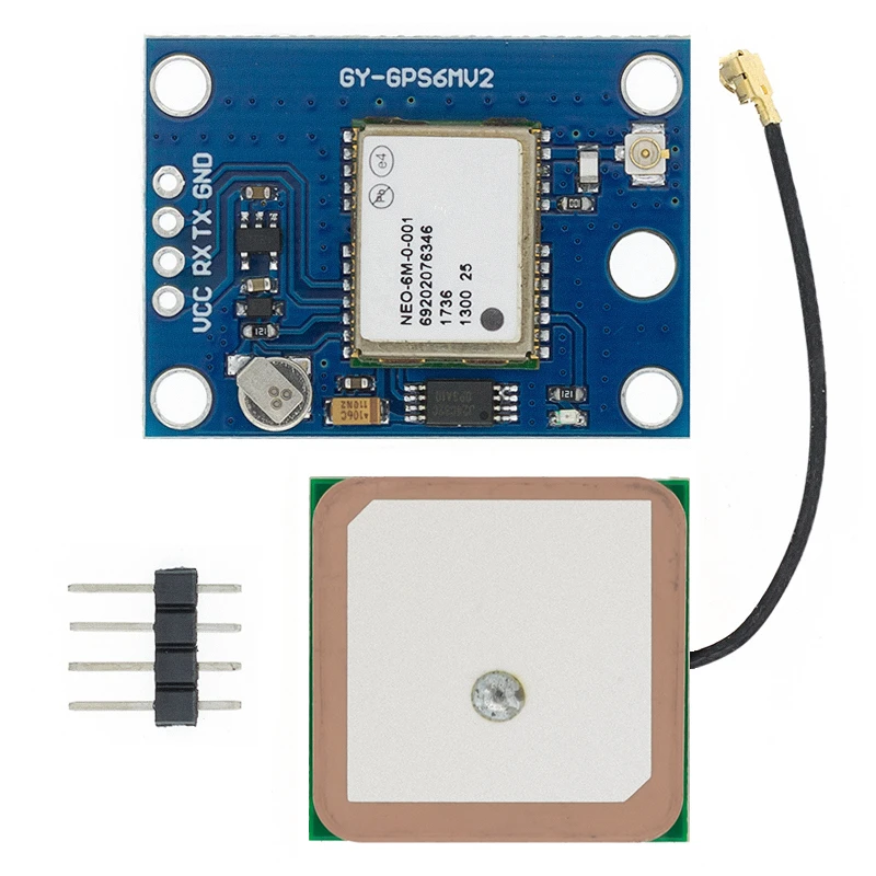 6MV2 GY NEO6MV2 Новый GPS модуль с управлением полетом EEPROM MWC APM2.5 большая антенна|module