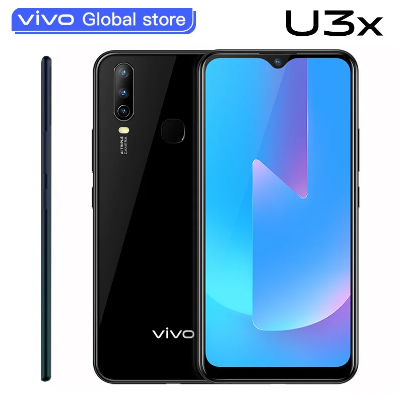 Смартфон vivo U3x 4G 64G с тройной AI камерой 5000 мАч 18 Вт зарядка OTG Android|Смартфоны| |