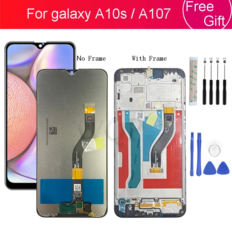 Дигитайзер для Samsung galaxy A10s ЖК дисплей с рамкой и дигитайзером A107/DS A107F A107FD