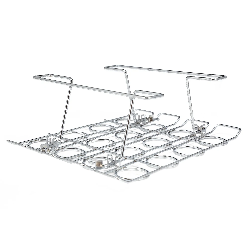 16 Holes Cupcake Cone Baking Rack DIY Cooling Ice Cream Holder Stainless Steel Cake | Дом и сад