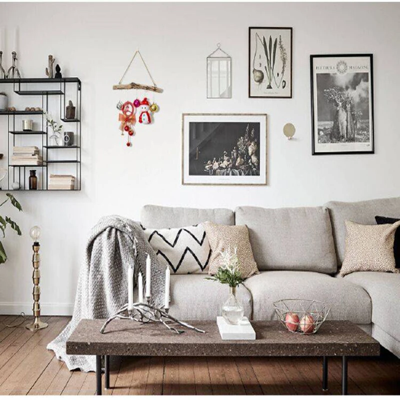 Деревянный настенный крючок driftwwood Ретро нордические украшения настенные