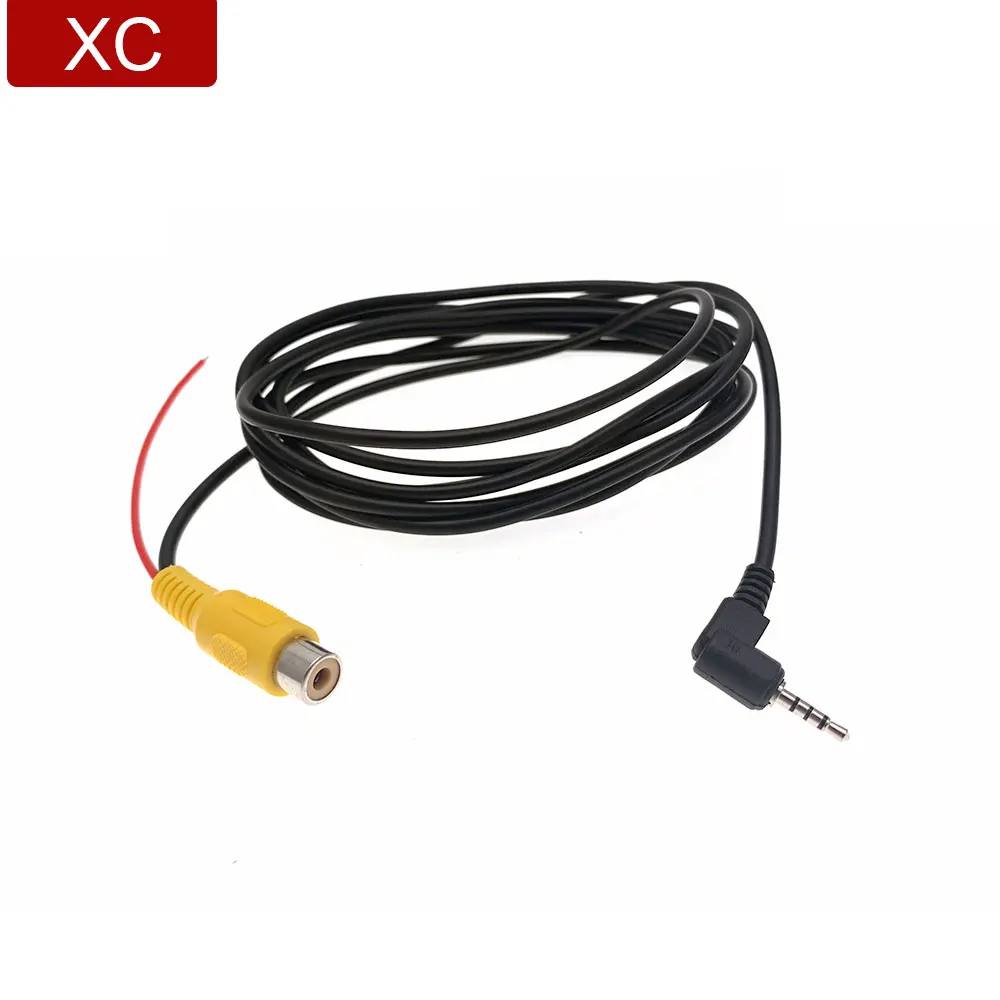 Автомобильная камера заднего вида с RCA на 2 5 мм AV-преобразователь кабель для