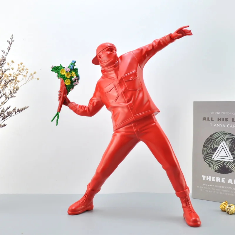 Черно белая креативная скульптура для мальчика в британском уличном стиле