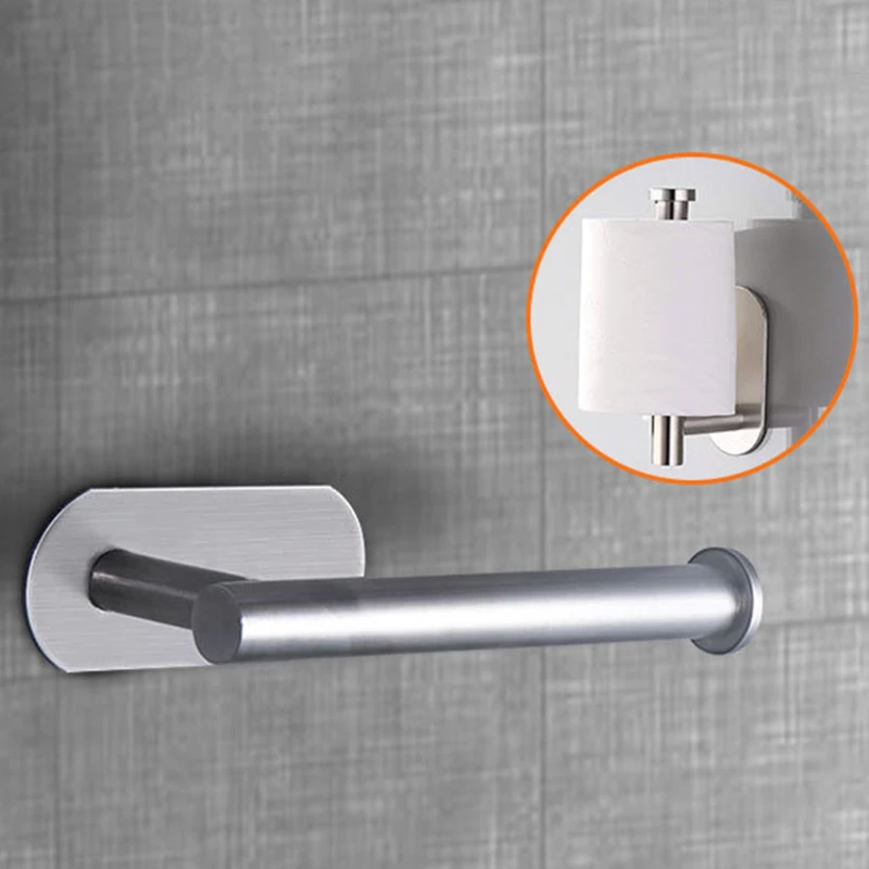 

2021 Бумага Полотенца стеллаж для выставки товаров прямо матовый Нержавеющая сталь Бумага Полотенца стойка для кухни ванной комнаты Полотен...