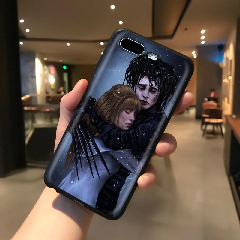 YIMAOC Эдвард ножницы силиконовый мягкий чехол для iPhone 12 Mini 11 Pro XS Max XR X 8 7 6 6S Plus 5 |