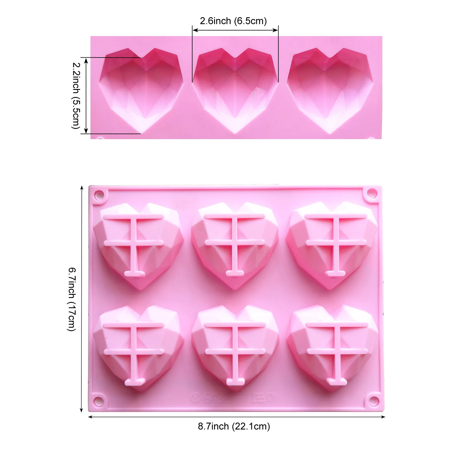 

Silicone Mold Baby Birthday Cake Decorating Tool Heart-shaped Sphere Silicone Cake Mold Muffin Chocolate Cookie Baking Mould Pan