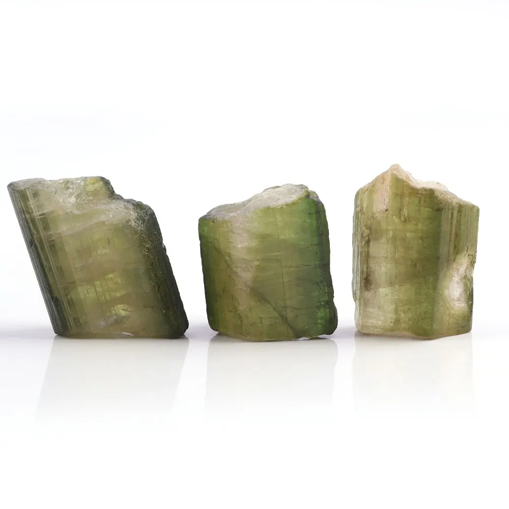 

1PC Natural Rare Green Tourmaline Quartz Crystal Rough Stone Mineral Specimen Irregular Raw Gemstone Collection Reiki Healing
