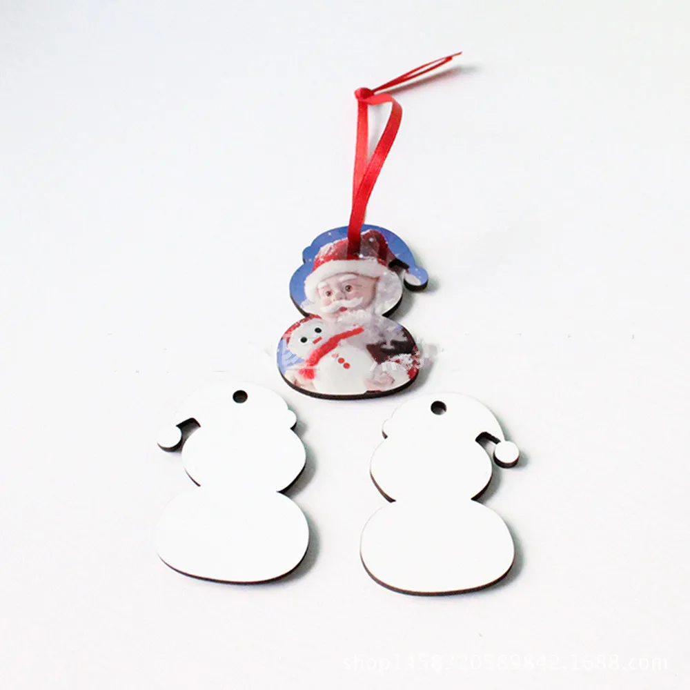 Сублимационная заготовка теплопередающая печать украшение для рождественской