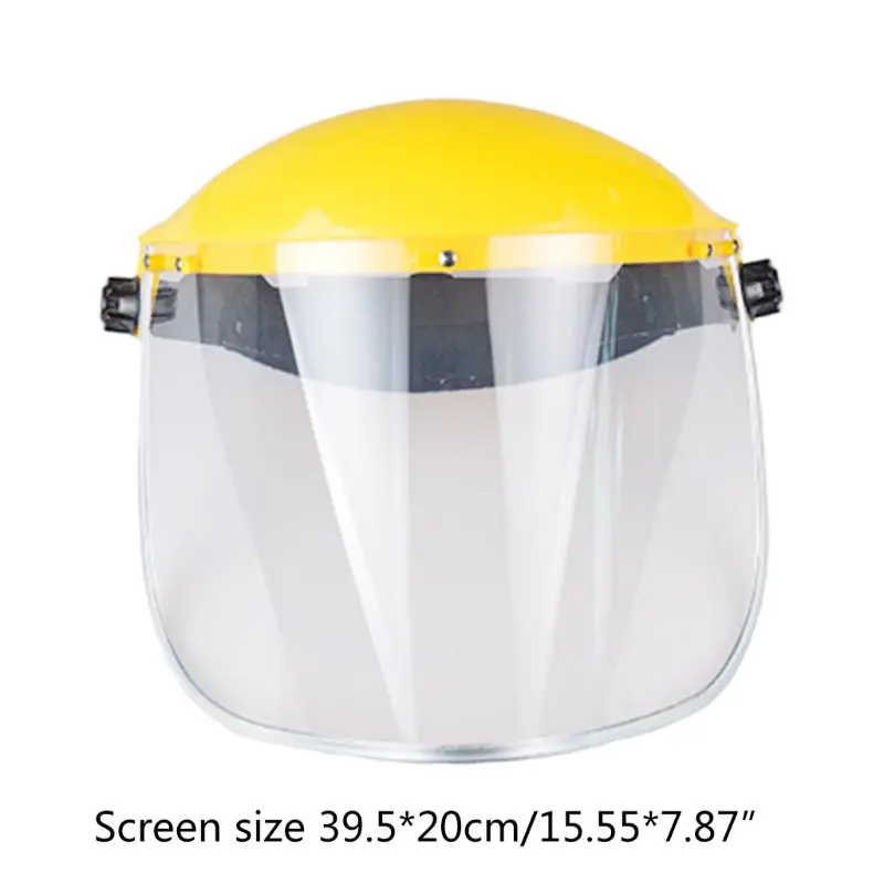 

Multipurpose Transparent Removable Anti-saliva Dustproof Safety Protective Face Shield Clear Head-mounted Face Eye Shield Screen