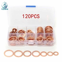 cross border special for oil sealing ring combination m6 m20 red copper gasket combination 120pcs red copper gasket box