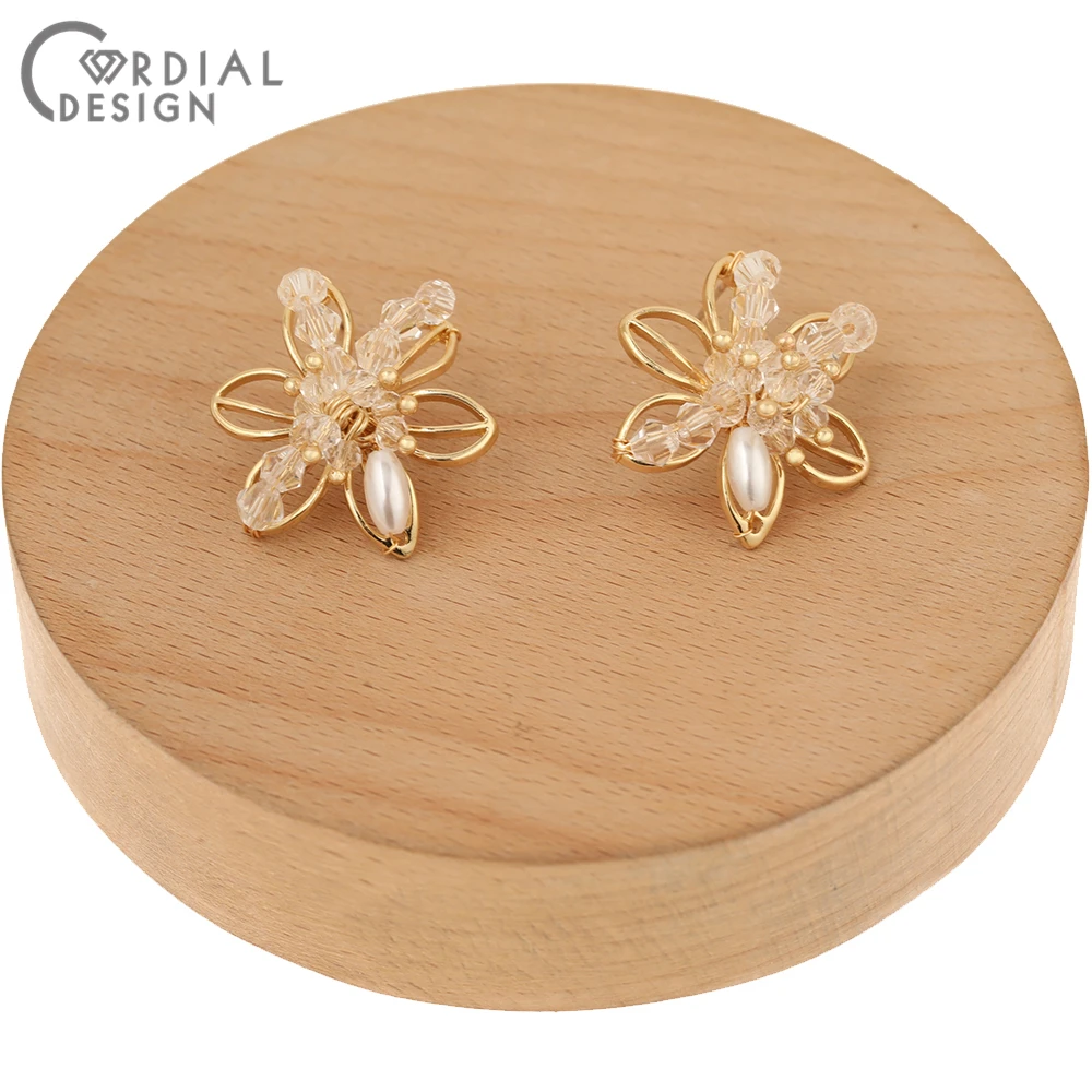 

Cordial Design 30Pcs 28*28MM Earrings Stud/Flower Shape/Jewelry Findings & Components/Hand Made/DIY Making/Jewelry Accessories