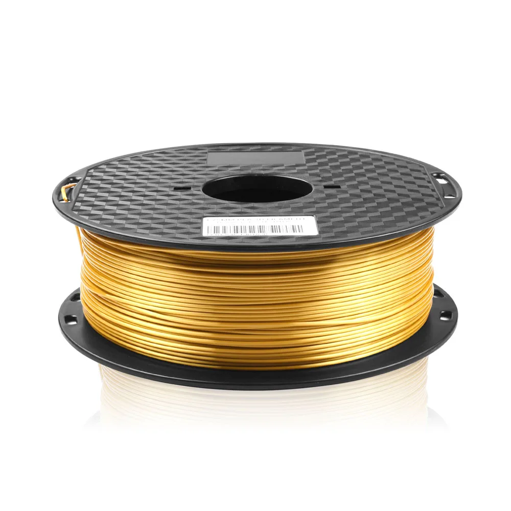 Silk gold Мраморный Цвет 3d принтер PLA Филамент 1,75 мм 1 кг каменная Текстура медь золото печатный материал для камня керамическая статуя творчества - Цвет: Silk gold