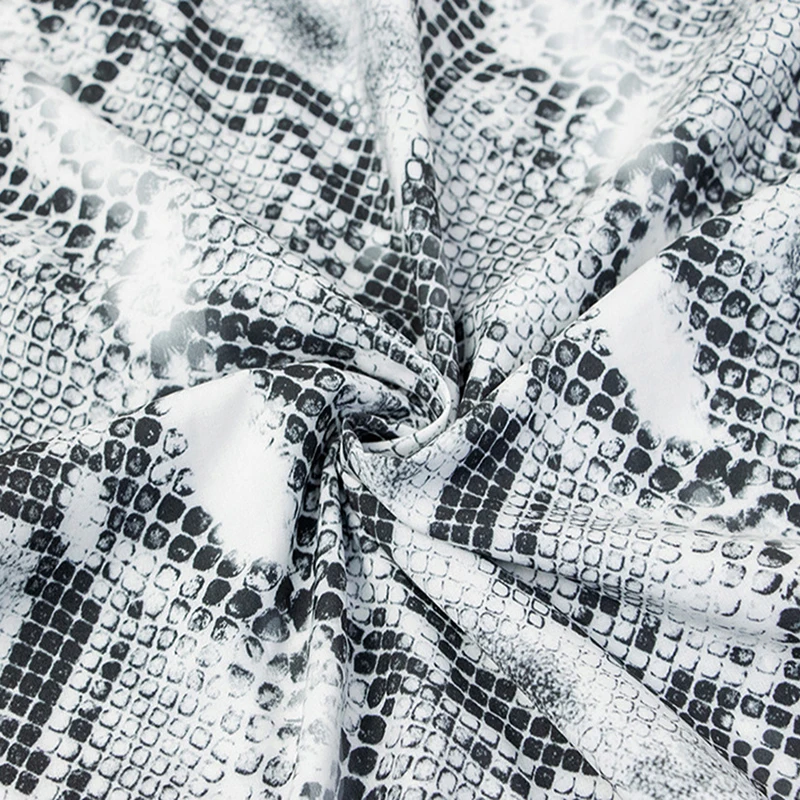 Рубашка мужская из 2021 полиэстера со змеиным принтом мужские рубашки с длинным