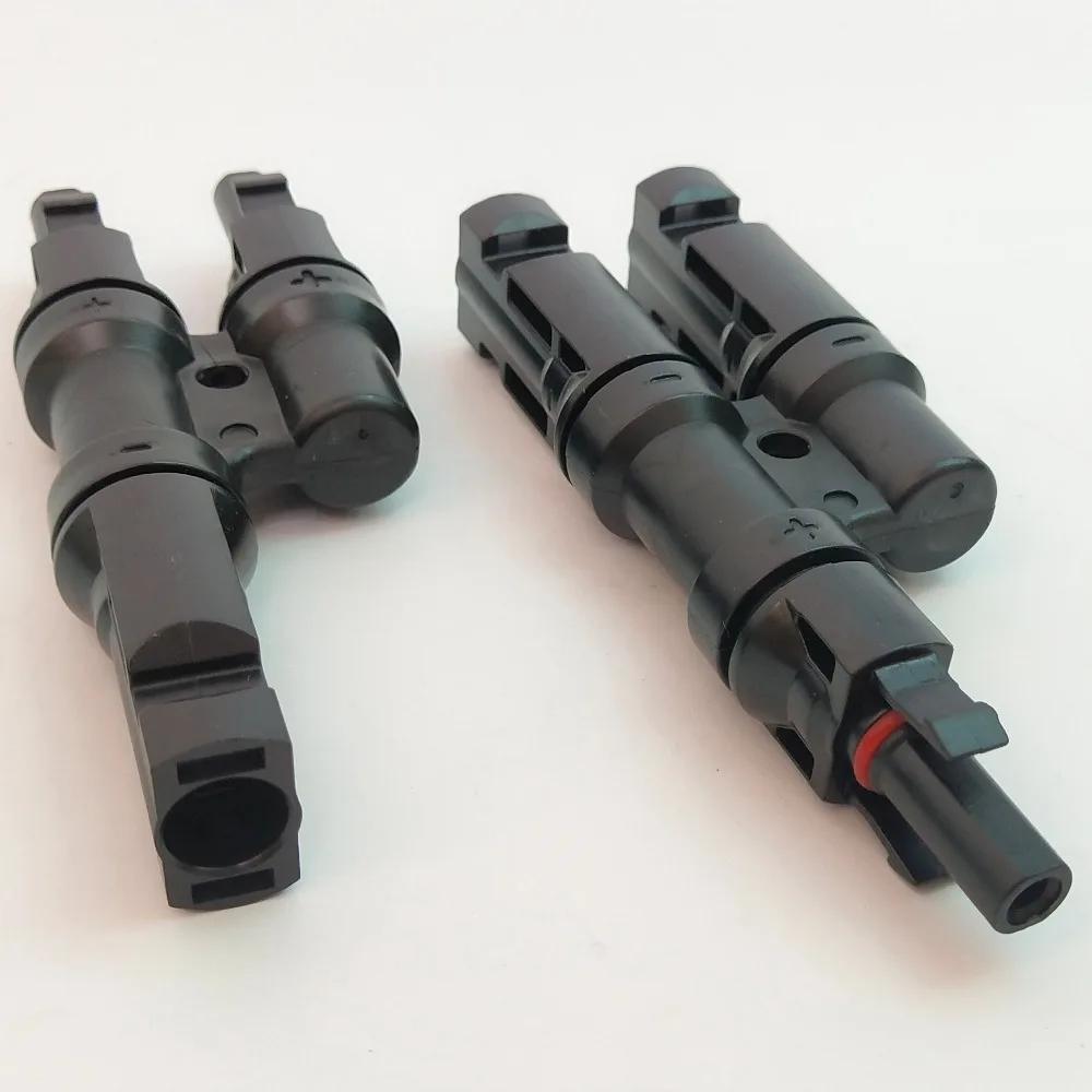 

50pairs IP67 2 to 1 T Branch Connector TUV approved FFM or MMF 100% PP0 2.5mm sq~6.0mm TF0168
