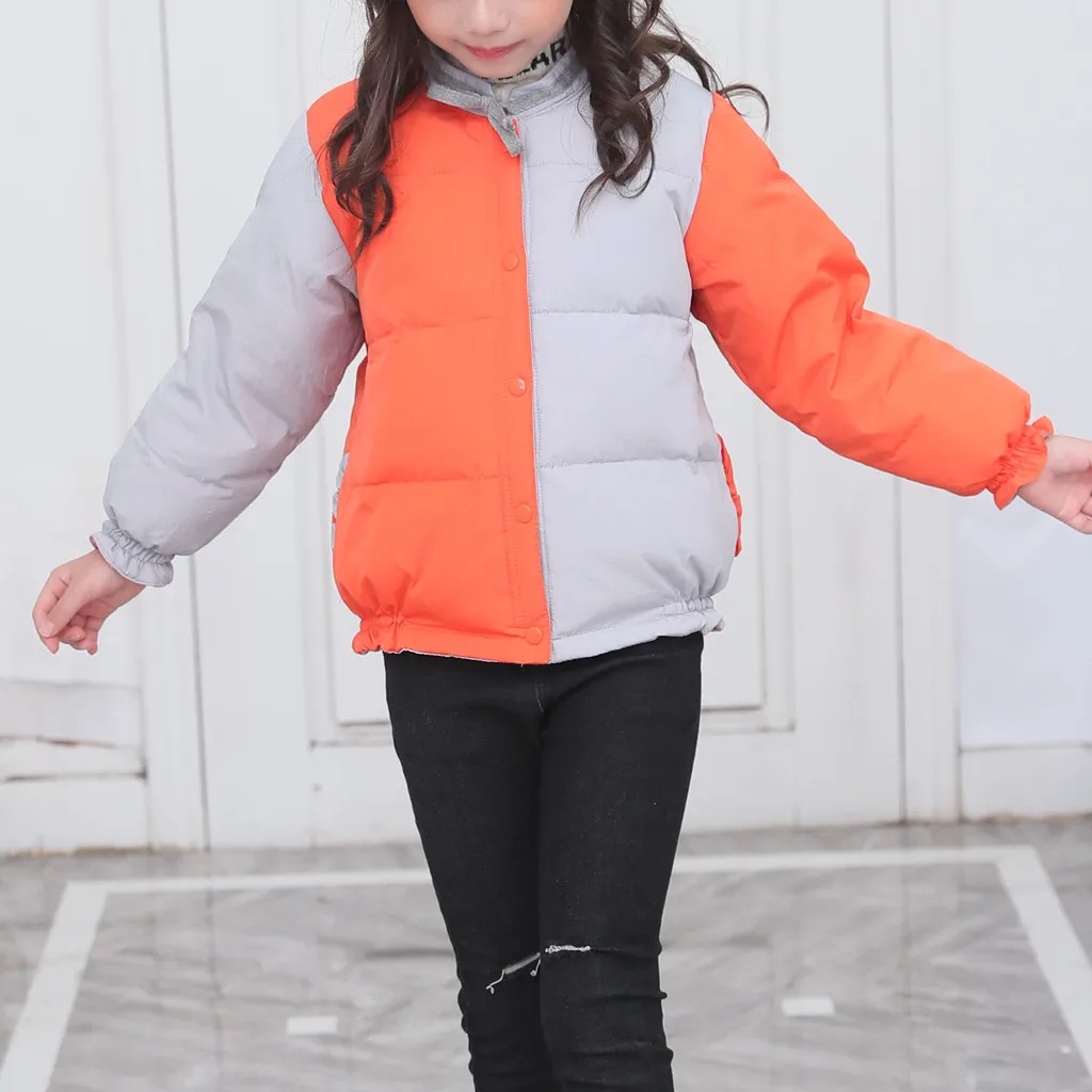 Kids Snowsuits Winter Boy Girl Ddown Coat Waterproof Spring Autumn Thick Padded Jacket Casual Clothes Y824 | Детская одежда и