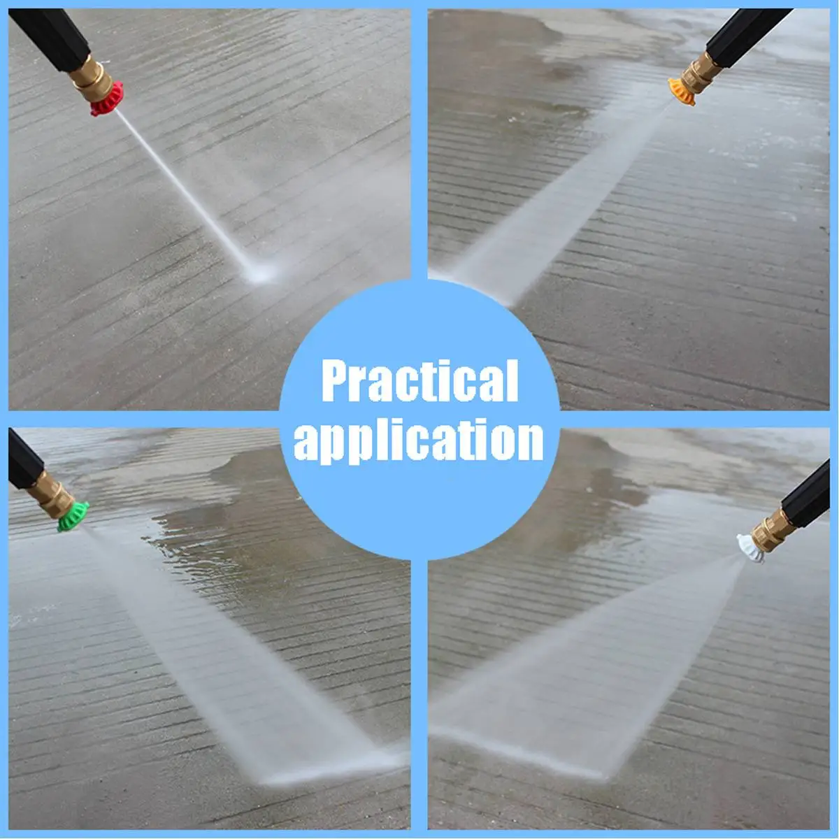

1Set Car High Pressure Wash Gunss 10m Wash Hose Tube Power Water Jet Washer With 5 Spray Nozzle For Cleaner Watering Lawn Garden
