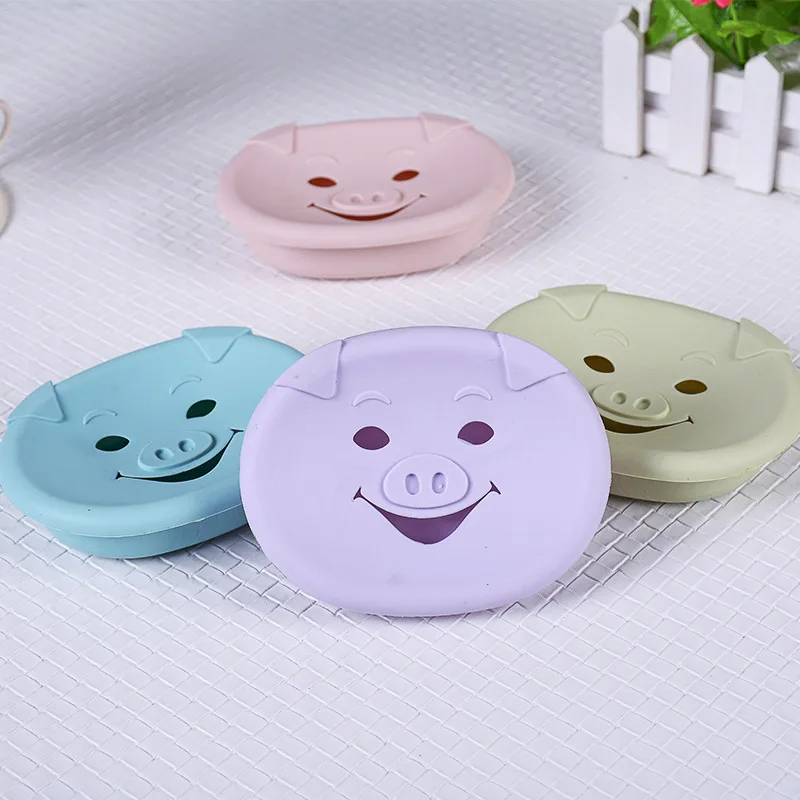 2022 пластиковая тарелка деревянный держатель для мыла модный мультяшный в ванную