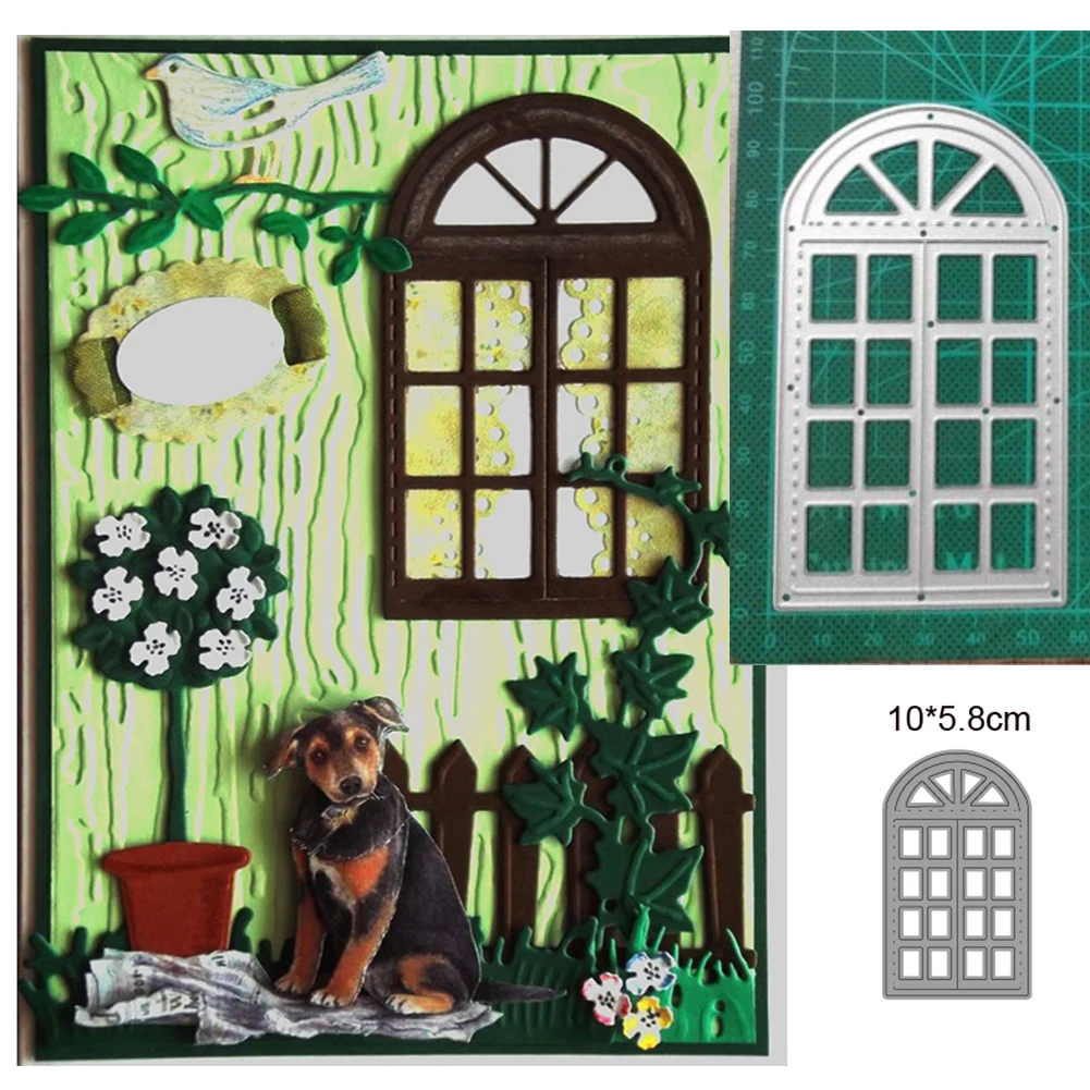 

Window 2021 New metal cutting dies diy photo album scrapbook card making stamp embossing decoration mould