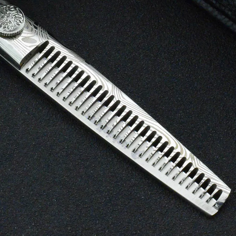 Парикмахерские ножницы для филировки 6 дюймов в дамасском стиле|hair staightener|hair razor