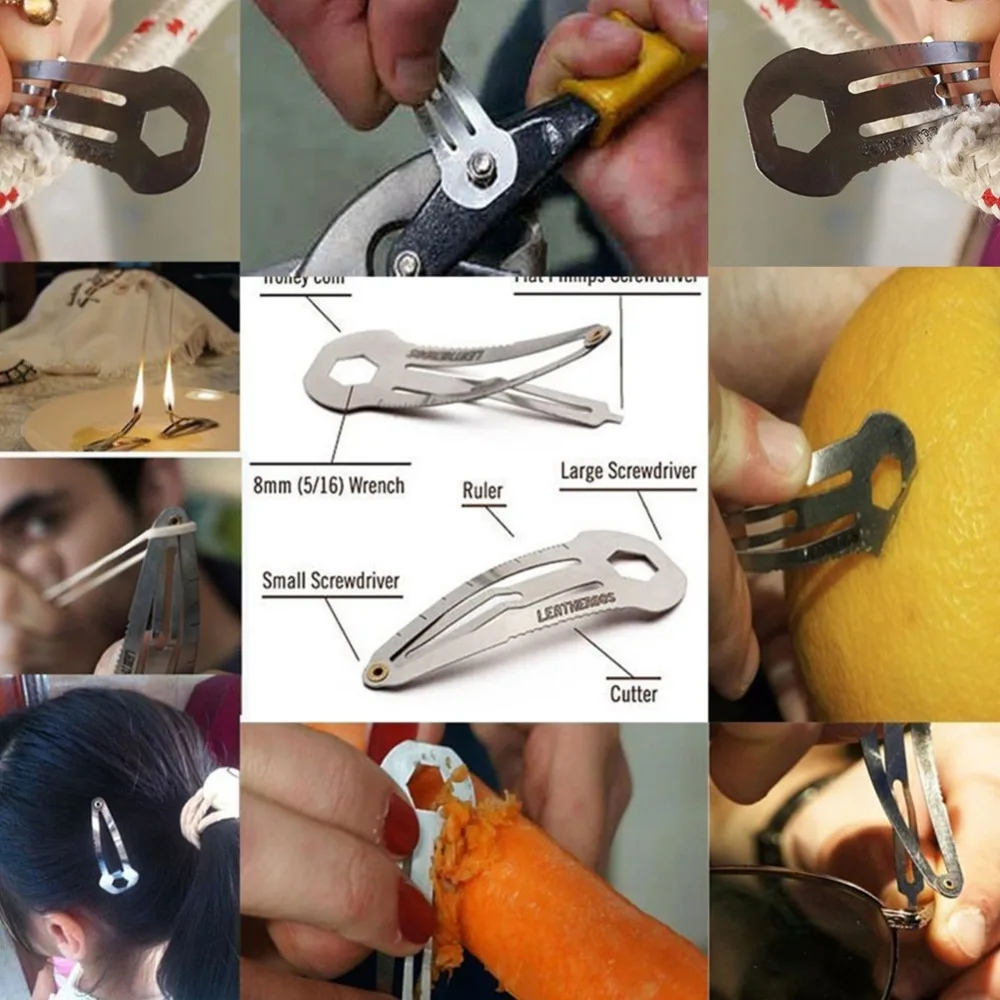 Женская заколка для волос самообороны из нержавеющей стали | Безопасность и