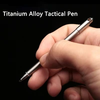 edc mini titanium alloy tactical pen keychain pen portable travel metal sign pen