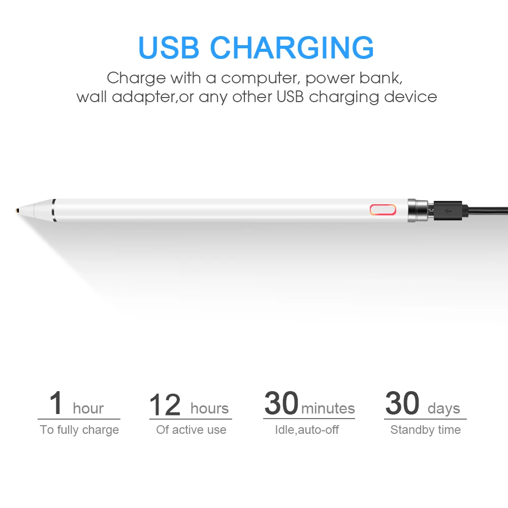Стилус Touch для Apple Pencil iPad Pro air 2 3 Mini 4 стилус Samsung Huawei Tablet iOS/Android Mobile Phone | Компьютеры и